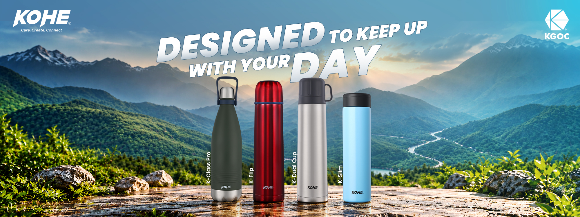 Designed to Keep Up With Your Day: Which Kohe Steel Flask Is Right for You?